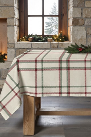 Nappe antitache Cuadros navidad - Beige