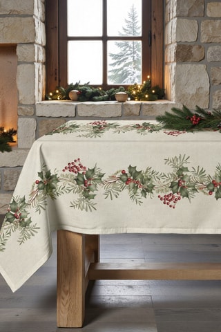 Nappe antitache rectangulaire Holly Garland