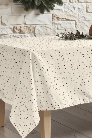 Nappe antitache - Beige et rouge