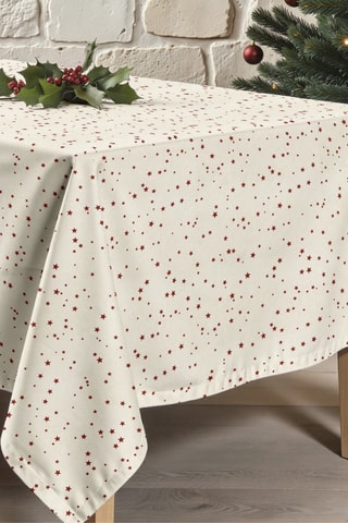 Nappe antitache - Beige et rouge