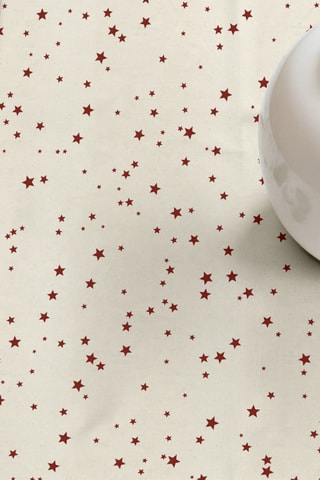 Nappe antitache - Beige et rouge