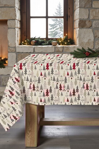 Nappe antitache rectangulaire Merry Christmas