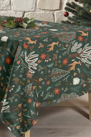 Nappe antitache rectangulaire Merry Christmas