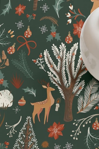 Nappe antitache rectangulaire Merry Christmas