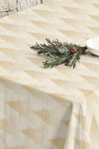 Nappe antitache - Beige et doré