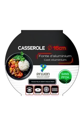 Casserole en fonte d'aluminium - 16 cm