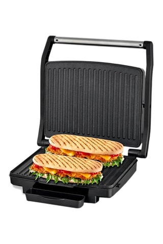 Gril viande et panini en acier inoxydable