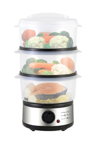 Cuiseur vapeur 3 paniers 7,5 l