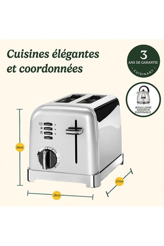 Broodrooster 2 sneden.