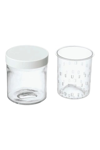 2 Glazen Potten voor Yoghurtmaker Ym400E - 2 x 230 ml
