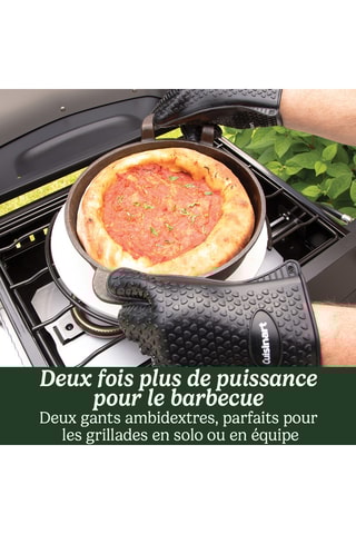 Siliconen Barbecuehandschoenen - Zwart