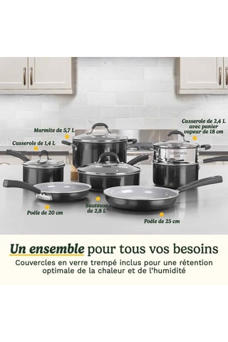 Keramische Pannenset Ceramica XT - 11-delig