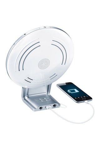 Radio réveil lumineux connecté  -  Connecté via l'application LightUp