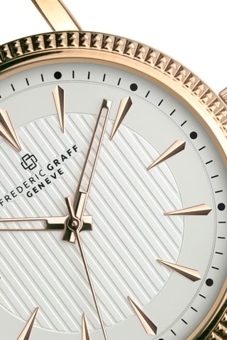 Montre à quartz en acier - Argenté et doré - Frederic Graff