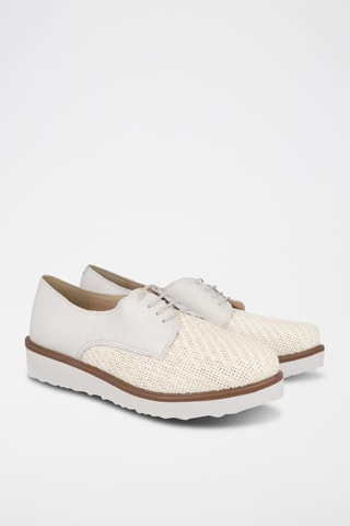 Derbys en cuir - Blanc