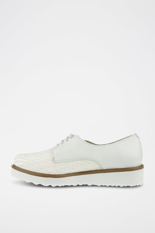 Derbys en cuir - Blanc