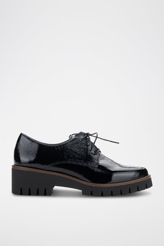 Derbys vernis en cuir - Noir