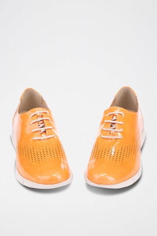 Derbys en cuir - Orange