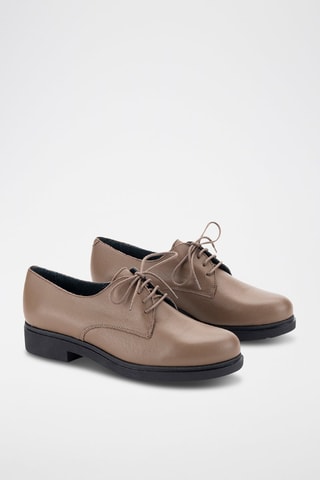 Derbys en cuir Velvet - Taupe