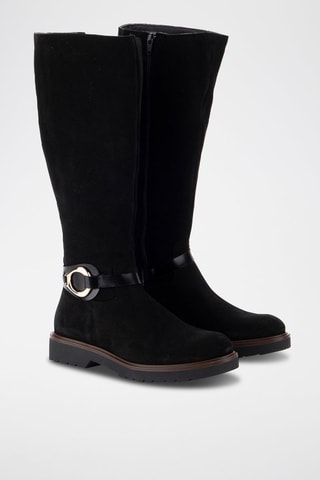 Bottes en nubuck Serraje - Noir