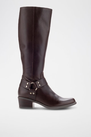 Bottes en cuir Dani - Marron