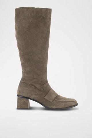 Bottes en nubuck Elina - Kaki
