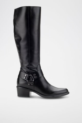Bottes en cuir - Noir