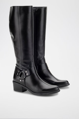 Bottes en cuir - Noir