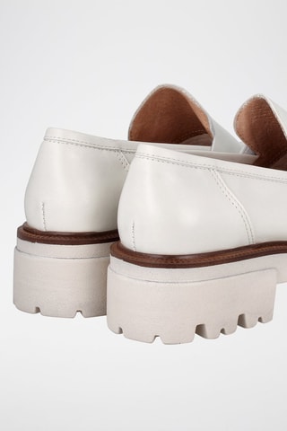 Mocassins en cuir - Blanc