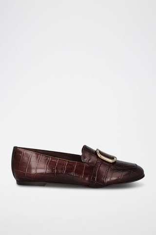 Mocassins en cuir - Marron