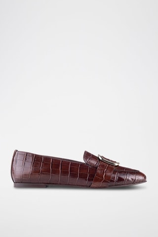 Mocassins en cuir - Marron
