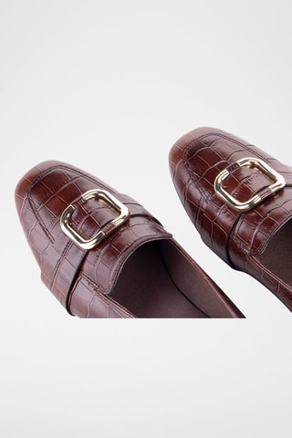 Mocassins en cuir - Marron