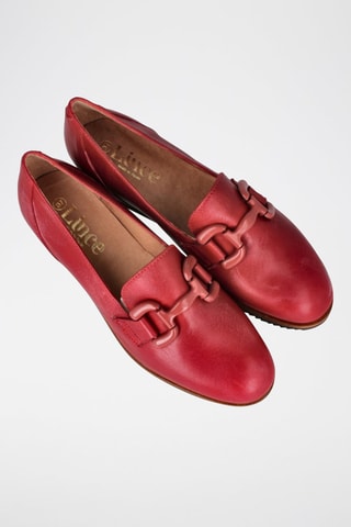 Mocassins en cuir Chelo - Rouge