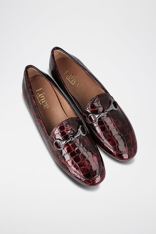 Mocassins en cuir verni Bulut - Bordeaux