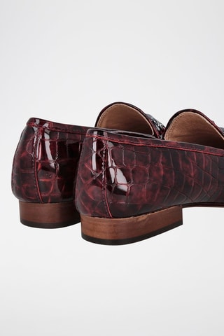 Mocassins en cuir verni Bulut - Bordeaux