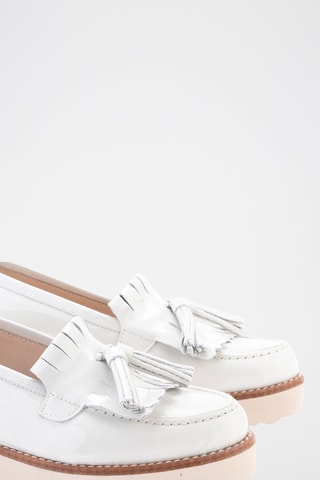 Mocassins en cuir - Blanc