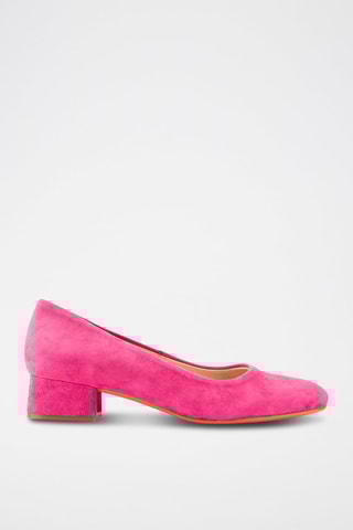 Escarpins en nubuck - Fuchsia