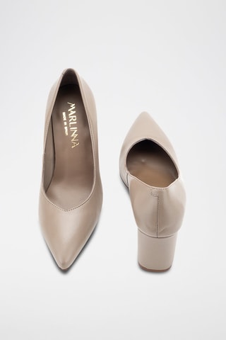 Escarpins en cuir Florencia - Taupe