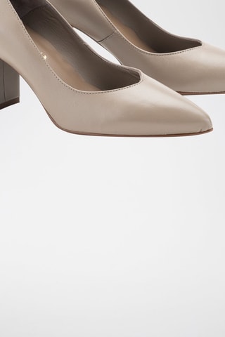 Escarpins en cuir Florencia - Taupe