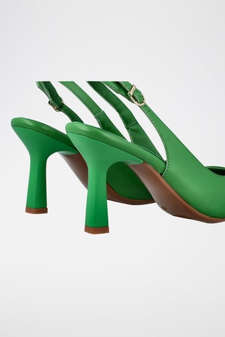 Escarpins en cuir - Vert