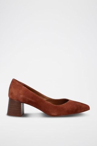 Escarpins en nubuck Piso maite - Marron