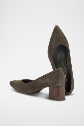 Escarpins en nubuck Piso maite - Kaki