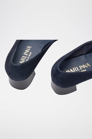 Escarpins en nubuck Piso Maite - Bleu marine