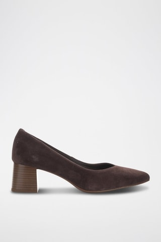 Escarpins en nubuck Piso Maite - Marron