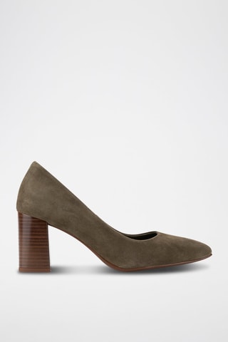 Escarpins en nubuck Ante - Kaki