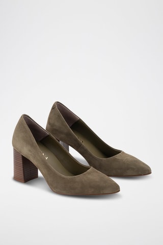 Escarpins en nubuck Ante - Kaki