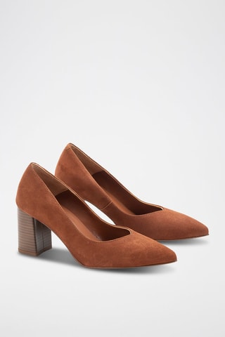 Escarpins en nubuck Ante - Marron