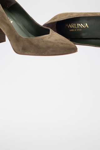 Escarpins en nubuck Ante - Kaki