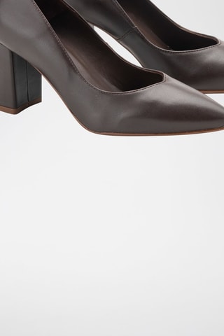 Escarpins en cuir Florencia - Marron