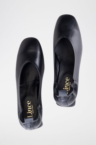 Ballerines en cuir - Noir
